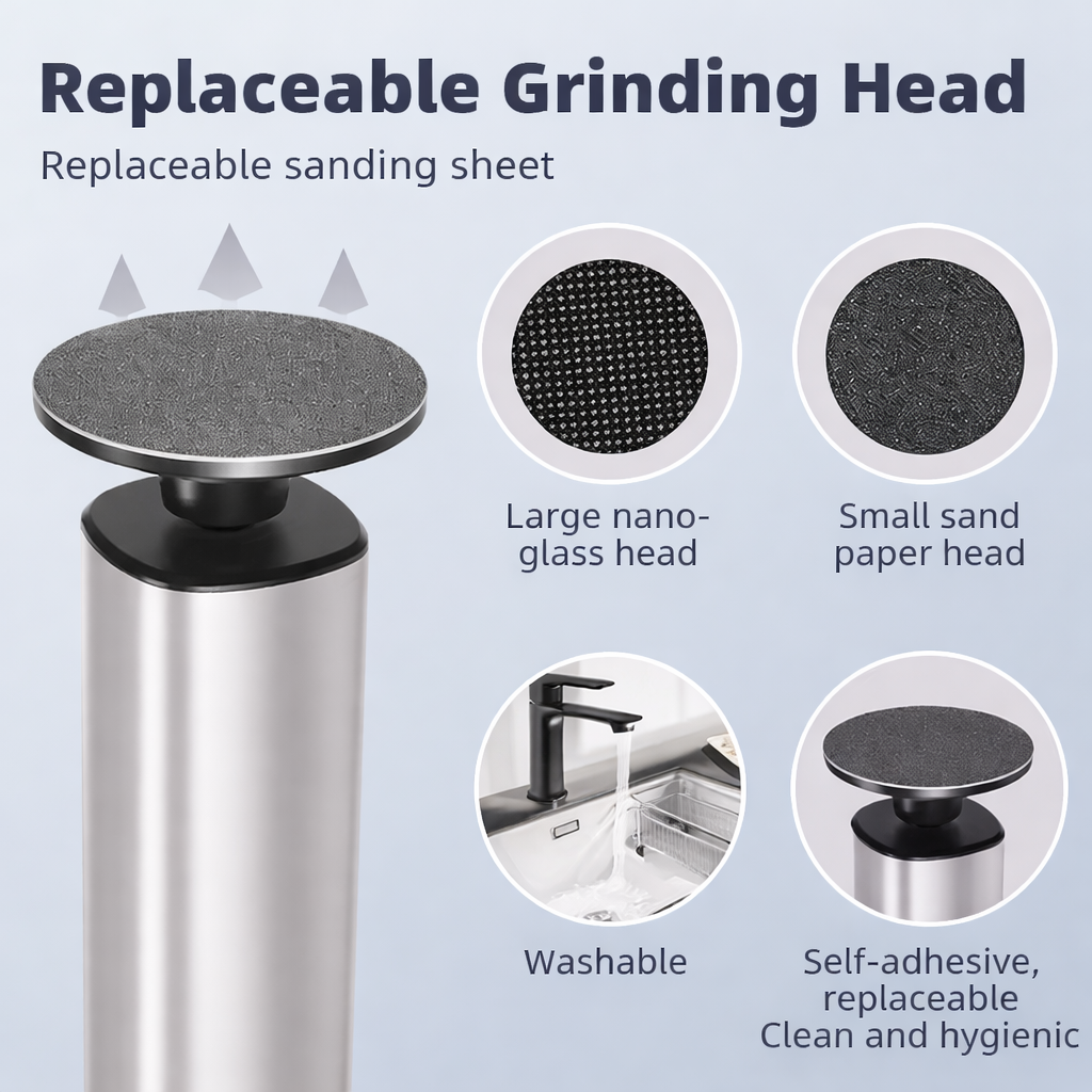 Olysara™ Ultra-Smooth Portable Callus Remover With CrystalGlide Technology™